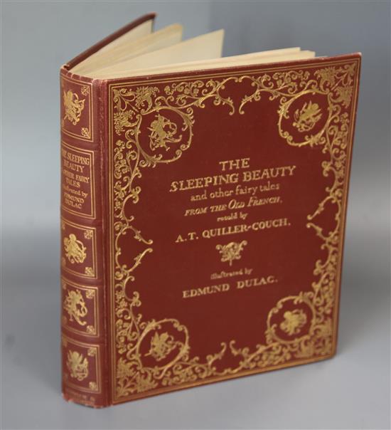 A SMALL LIBRARY OF BOOKS AND ANTIQUARIAN MAPS QUILLER-Couch, Arthur, Sir - The Sleeping Beauty and Other Fairy Tales, illustrated by Ed